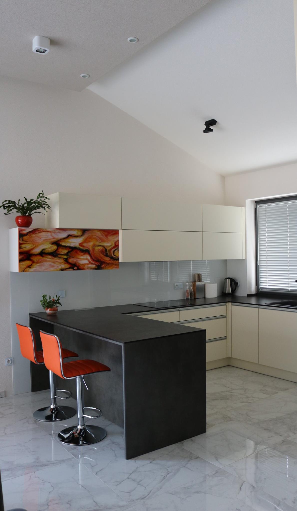 realizácia interiéru kuchyňa a obývačka